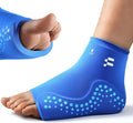 Extended Ankle Ice Pack Wrap for Sprained Ankle & Swelling Relief, Cold Compression Therapy with 30% Longer Lasting Gel, Slip-On Reusable for Plantar Fasciitis, Achilles Tendonitis, Heel Pain, L