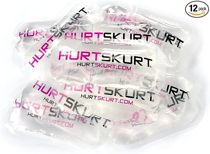 HurtSkurt® SoftGel 12-Pack Extra Gel Packs for Hot & Cold Therapy – Reusable Soft Gel Ice Packs for HurtSkurt® Sleeves, Muscle Pain Relief, Workout Recovery & Injury Treatment