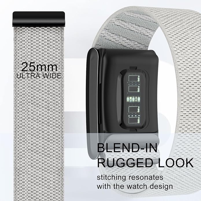 surundo Nylon Sport Band Compatible with Whoop Band 4.0 Strap Men Women with Bumper Case, Breathable Nylon Adjustable Waterproof Replacement Wristbands Straps for Whoop 4.0