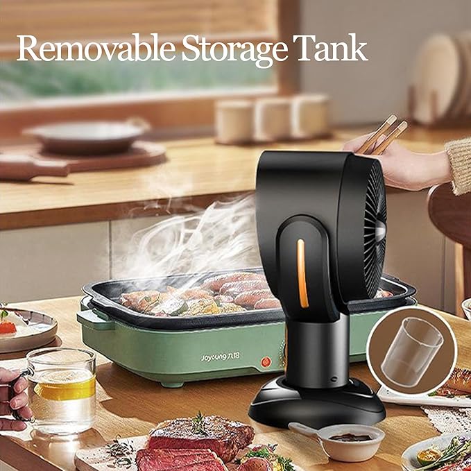 PuffHide-Purifer & Smoke Away Purifier Fan Portable Black Gold Adjustable Angle Puff-Hide PurifierFan,Tabletop SmokePurifier Filters for RemovesOdor(Plug-ln)