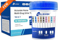 1 Pack 16 Panel Multi Drug Urine Test Kit, HEAL-CHECK Urine Drug Test Cup for Home or Workplace, Screens for Fen (Fentanyl), THC, AMP, BUP, BAR, BZO, COC, MET, MDMA, OPI, MTD, OXY, PCP, PPX, TCA, TML