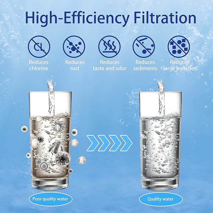 【Upgraded】Renami Ceramic Filter Silver Infused Replacement for BB9-2® Black Activated Carbon Filters, Compatible with Berkey® Travel, Large, Royal, Crown Series, Repeatable Cleaning Filters, Pack of 4