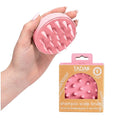 Scalp Massager Hair Shampoo Brush Shower Scalp Scrubber l Hair Scalp Scrubber Head Massager for Stress Relax Hair Growth (Indie Pink)