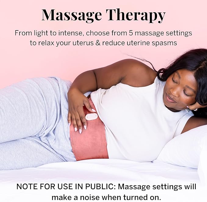 Pixie Period Heating Pad for Cramps - Thinnest Wearable Heating Pad for Feminine Care - Unnoticeable Under Clothes - Best Portable Pain Relief Heat Belt On The Market - Hours of Menstrual Pain Relief