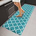 WISELIFE Anti Fatigue Floor Mat - 4/5 Inch Thick Kitchen Mat Non Slip Waterproof Heavy Duty Ergonomic Comfort Mat Durable for Home, Office, Sink, Laundry,(24" x 70", Green)