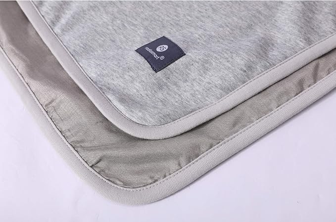 Radia Smart EMF Poncho Blanket, 5G, Wearable Faraday Blanket, RF Shielding, WiFi Blocker, EMF Clothing 28" x 72", Black/Grey