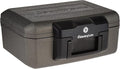 SentrySafe Fireproof Safe with Key Lock, Chest Lock Box for Home or Travel Secures Money, Documents, 0.18 Cubic Feet, 6.1 x 14.3 x 11.2 Inches, 1210