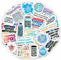 BulbaCraft Emotional Support Water Bottle Stickers, Emotional Support Water Bottle Gifts, Gifts for Women & Men