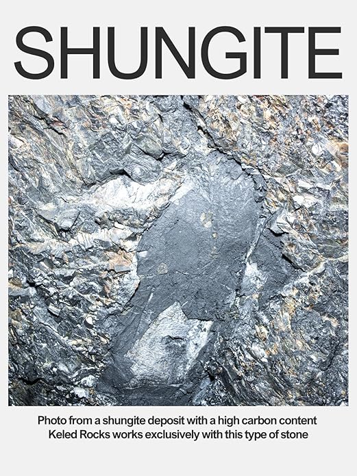 Shungite Pendant Necklace - Harmonizing Shield Defense - Wearable Shungite Crystal for Stress Down and Vitality Up - Shungites Stones from Russian Mine