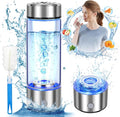 Upgrade Hydrogen Water Bottle, Hydrogen Water Generator with Advanced SPE PEM Technology, 420ml(14OZ) Hydro Water Machine, Portable Water Ionizer for Travel, Office, Fitness & Everyday Hydration