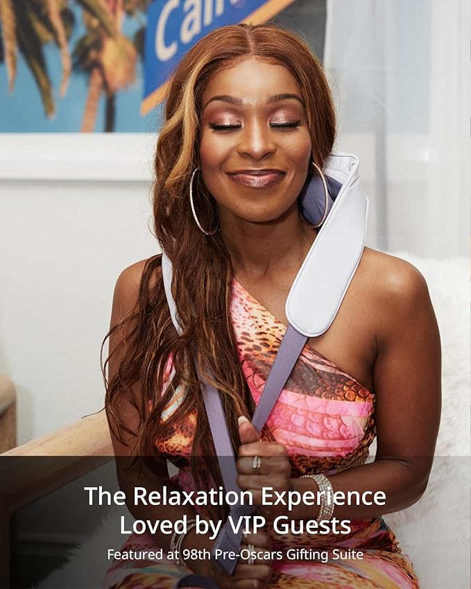 Shiatsu Neck and Back Massagers with Heat, 150 Mins Uses, 4 Modes & Adjustable Massage Head, Electric 3D Deep Tissue Kneading for Shoulder, Leg, Muscle Soreness, Pain Relief, Relaxation for Women, Men