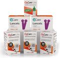 Oh’Care Lite Blood Sugar Testing Monitor – 150 Glucose Test Strips, 200 Lancets, and 1 Control Solution for for Blood Testing – Accurate and Affordable Diabetic Supplies