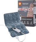 Berkshire Blanket Weighted Heating Pad - 12"x24" Electric Heat Wrap with 10 Heat Settings & Auto Shut Off - Soothing Heat Wrap for Back, Neck, Shoulders, Legs, Abdomen - Machine Washable & Portable