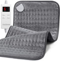 Heating Pad for Back, Neck, and Shoulder Pain Relief, Electric Heat Pad with 6 Heat Levels, Moist Heat Option, Auto Shut-Off, Birthday Christmas Gifts for Women Men Mom Dad Grandma, Gifts for her