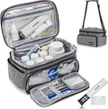 Medicine Bag with 7-Day Pill Organizer & Medical ID Card | Insulin Cooler Travel Case & Med Bag with Temp Control & Zipper Pouch for Injectables | Cold Storage Medicine Organizer