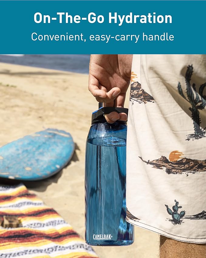 CamelBak Chute Mag BPA Free Water Bottle with Tritan Renew - Magnetic Cap Stows While Drinking
