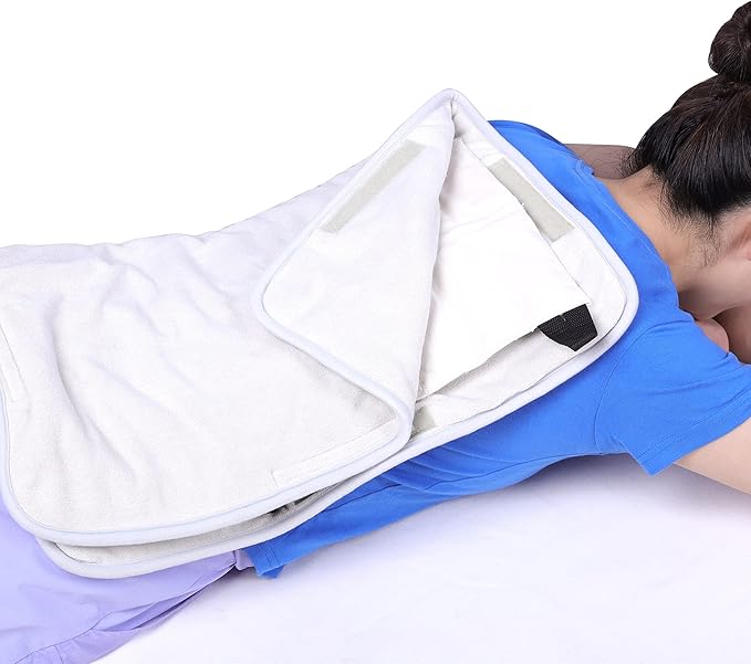 UNI-GO Moist Heat Pack, Relieve Body Fatigue, Pain, Backache, Arthritis, Joint Stiffness, Sprains, Bruises, General Soreness and Spasms. (Oversize Size-15"x24")