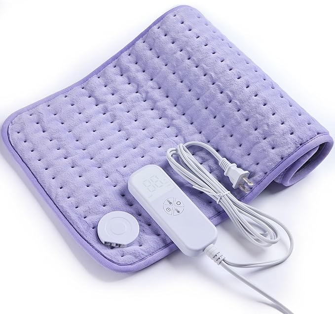 Heating Pad for Back Pain Cramps Relief - Electric Heating Pad for Neck/Shoulder/Muscle Pain - 6 Heat Settings, Auto Off, Moist Heat Options, Machine Washable, Christmas Gifts for Women Mom Wife - XL