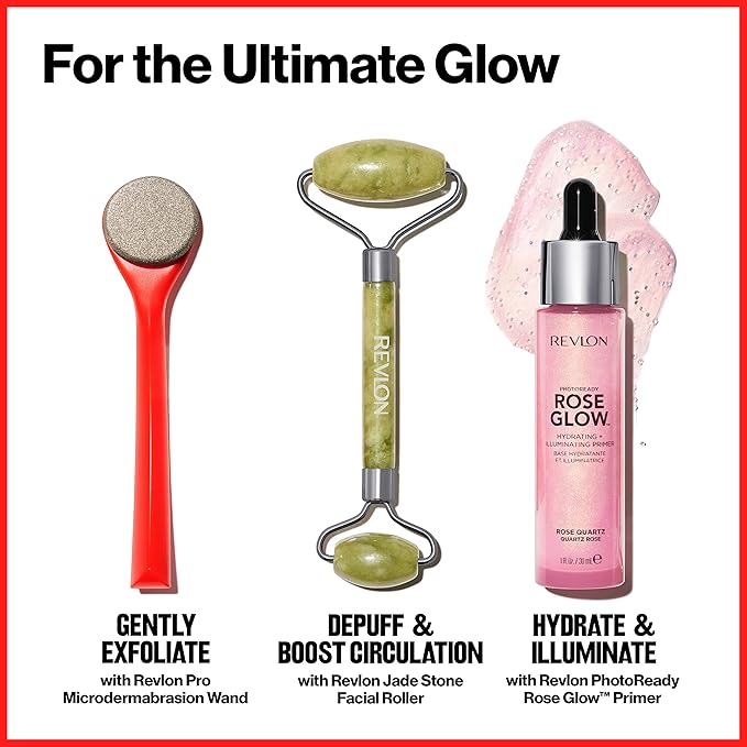 Revlon Microdermabrasion Wand, Gently Exfoliate Skin with Real Diamond Grit, 1 Count