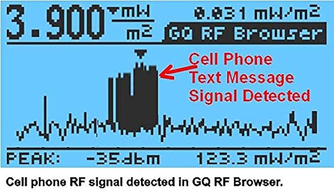 EMF Meter,Advanced GQ EMF-390 Multi-Field Electromagnetic Radiation 3-in-1 EMF ELF RF meter, 5G Cell Tower Smart meter Wifi Signal Detector RF up to 10GHz with Data Logger and 2.5Ghz Spectrum Analyzer