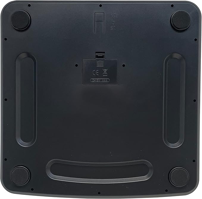Taylor Digital Bath Scale with Antimicrobial Surface Protection, Bathroom Scale for Body Weight, 400 lbs. Black