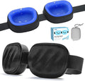 Eye Mask for Dry Eyes – 100% Blackout Dry Eye Mask, Moisture Goggles & Sleeping Mask for Men – Adjustable, Removable Silicone, Soft for Travel & Shift Work
