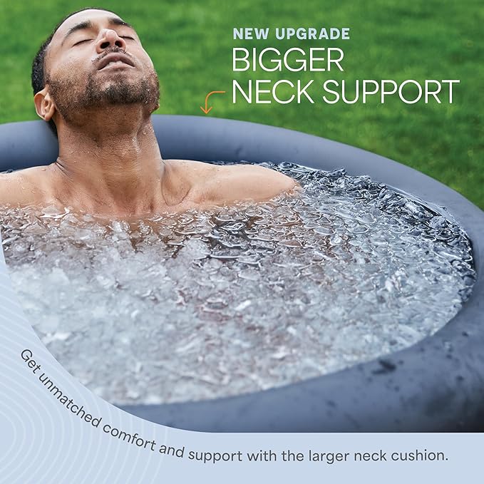 Lifepro NordPod Recovery Ice Tub – Portable Cold Plunge Tub for Athletes, Ice Bath for Recovery & Therapy – Outdoor/Indoor Use, All-Weather Lid, XL Size – Holds Up to 102 Gallons