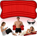 Red Light Therapy Mat 31.5‘’*14.2‘’ 330led（990Chips）Infrared Light Therapy for Body Pad Time Control 660nm&850nm for Pain Relief Wearable for Muscle Repair Gift