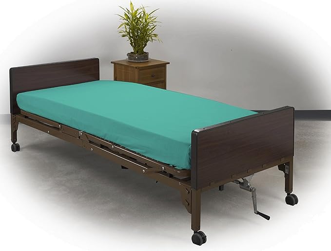 2 Pack Fitted Hospital Bed Sheets with Elastic All Around for a Double Brushed Ultra Soft Breathable 100% Microfiber Sheets, 36” x 84” x 12”