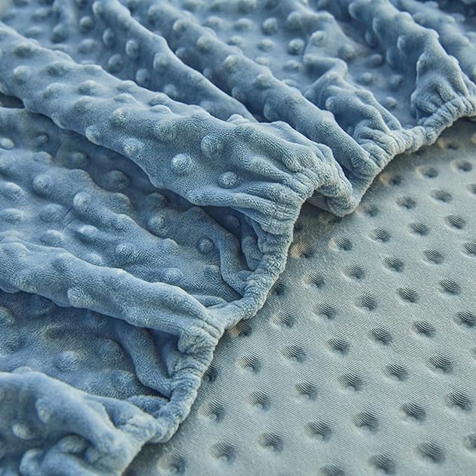 ZIQINPSQ Coral Velvet Fitted Sheet-Thickened Cold-Resistant and Warm Bed Sheets-Soft Velvet Fleece Fitted Sheets with-Elastic All Around. (LightBLue, Twin)