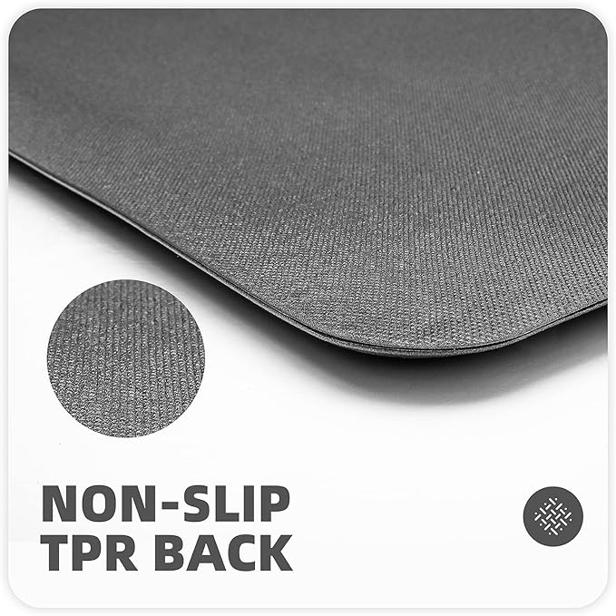 Color&Geometry Anti Fatigue Floor Comfort Mat 3/4 Inch Thick 17"×24" Perfect for Standing Desks, Kitchen Sink, Stove, Dishwasher, Countertop, Office or Garage, Dark Grey