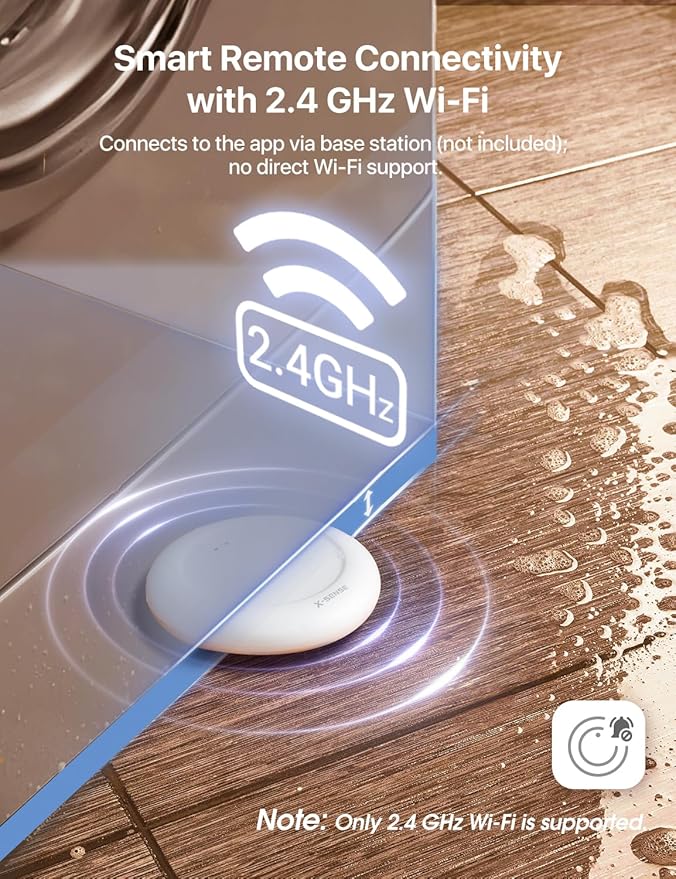 X-Sense Wi-Fi Water Leak Detector (SBS50 Base Station Required), 3 SWS0A Water Sensors