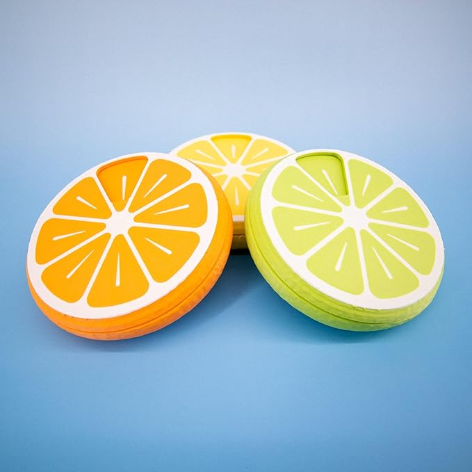 Pill Organizer 7 Day Large Citrus Box – Weekly Pill Organizer for Vitamins & Medicine, Cool Travel Pill Case, Portable 7-Day Pill Box (Green)