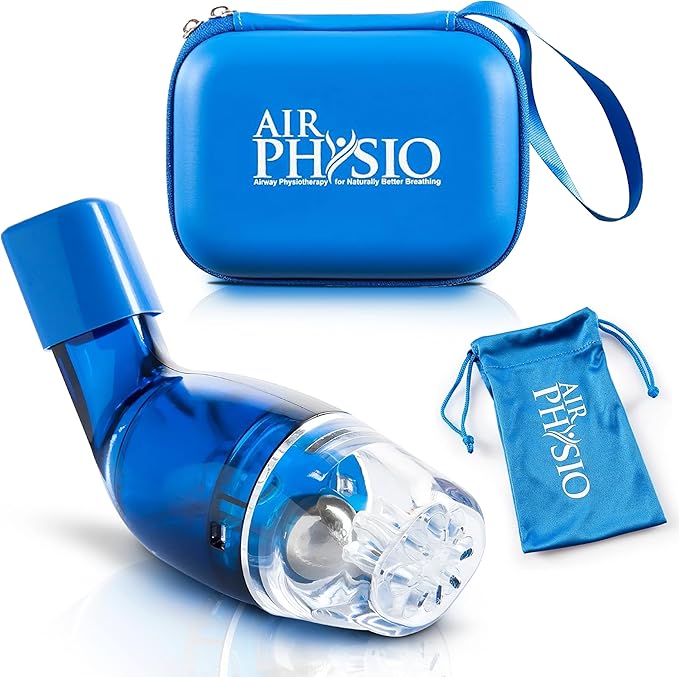 AirPhysio with Protective Storage Case Bag Holder Accessory, Hard Shell Case, and Soft Bag Included