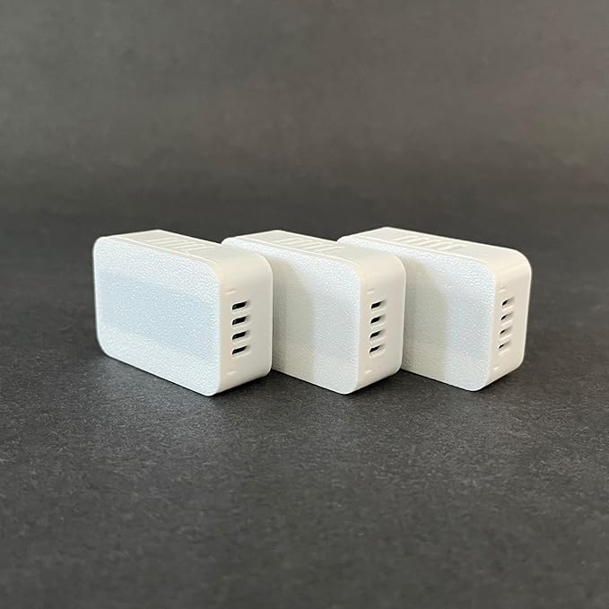 AKAMATIS Human Presence Sensor v2.2 for Home Assistant, mmWave Radar Smart Motion Sensor, Adjustable Sensitivity, WiFi (Seeed C3, External Antenna + LD2410B) (White, 3 Pack (Sensor Only))