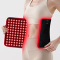 Red Light Therapy Mat, 24"x 12" Large Red Light Therapy Pad with Controller, 660nm & 850nm Near Infrared Light Therapy with Timer, Pulse Mode, 242 LED Beads, Back Shoulder Joint Pain Relief
