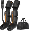 QUINEAR Advanced Full Leg Air Compression Massage, Leg and Foot Massager with Remote, Foot Calf & Thigh Massager for Swollen Legs