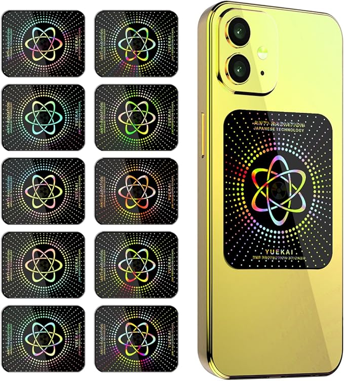 Stickers for Cell Phones/Laptops/Tablets/All Devices, [Reusable], Healthy and Stylish, Suitable for Anyone, 2.4 x 2.0 x 0.02 inches - (10 Pcs)