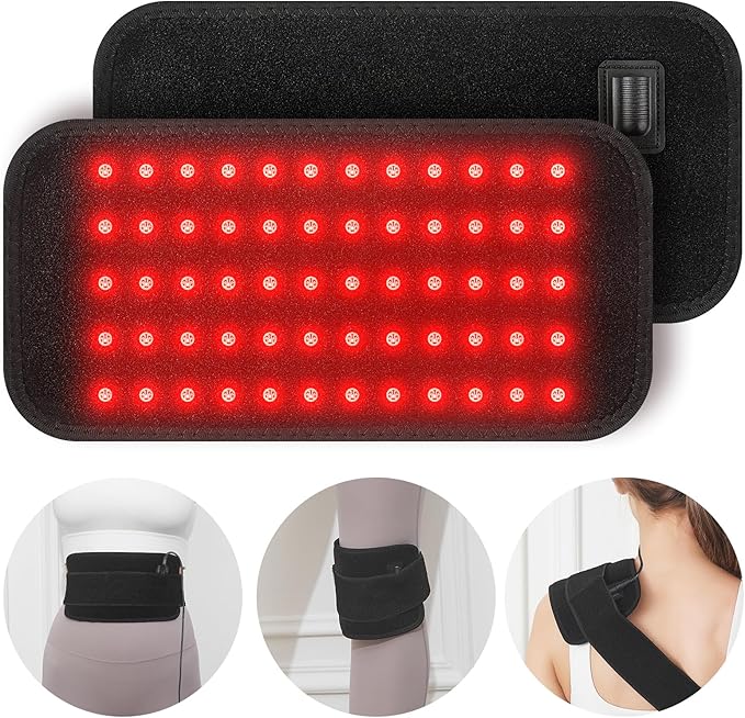 Red Light Therapy Belt, CLMTAS Infrared Light Therapy Speed Healing with Controller, Versatile Use, Ideal Gift for Women Men