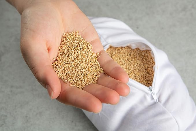 Bucky Hot & Cold Therapy Spa Collection Chenille Neck Wrap, 18x13", Sand