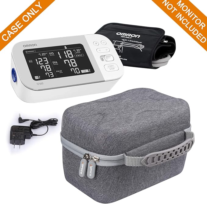 Aproca Case Compatible with OMRON Platinum Gold Blood Pressure Monitor, Portable Storage Bag for Accessories (Case Only)
