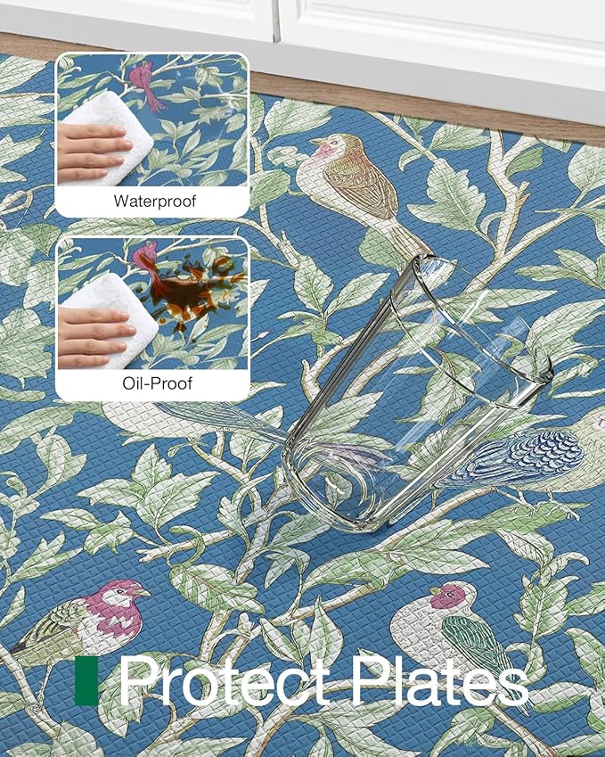 LUMI Anti Fatigue Kitchen Cushioned Mat for Floor, Padded Waterproof Runner for Standing, Stain Resistant Comfort Rugs for Home, Sink, Laundry, 24x59