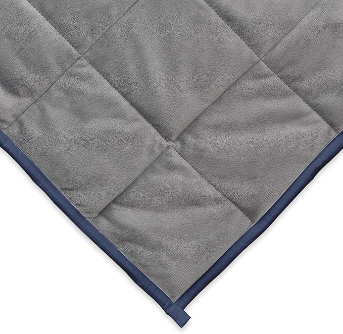 Ella Jayne - Luxury Collection Reversible Blanket, Weighted Blankets for Adults, Heavy Blanket - Queen Size, Weighted Blanket King Size, Weighted Blanket Twin, Navy