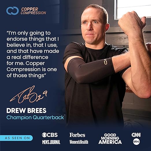 CopperFreeze™ Ankle Sleeve by Copper Compression – Hot & Cold Therapy Support for Ankle Pain, Swelling, Sprains, Plantar Fasciitis, and Injury Recovery – 360° Copper Infused Relief for Foot & Heel – One Size