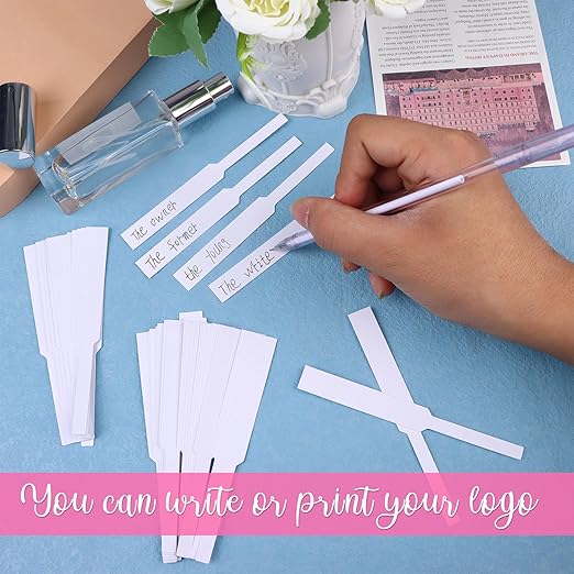 2200 Pieces Perfume Test Strips White Perfume Paper Strips Premium Fragrance Test Strips for scents and Essential Oils