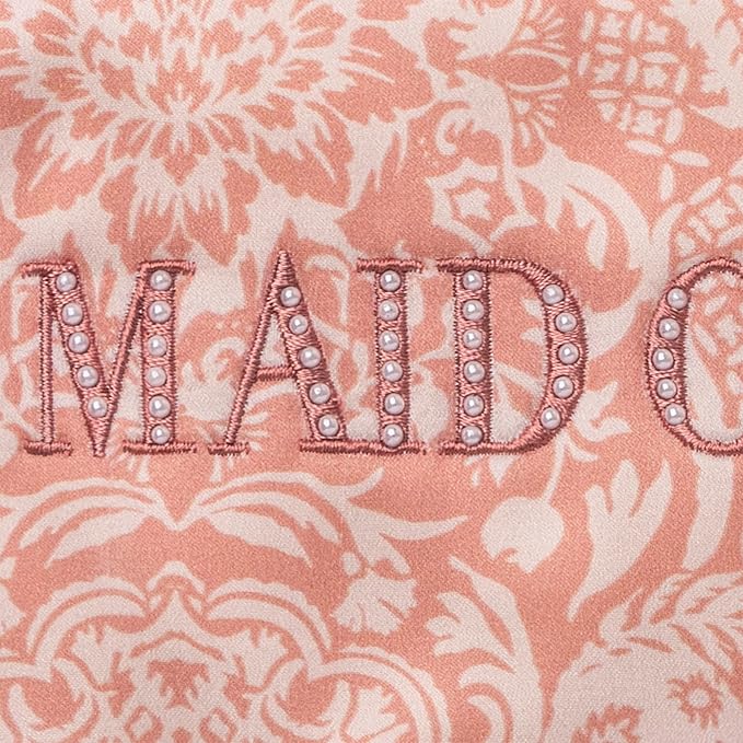 slip Sleep Mask - 100% Pure 22 Momme Mulberry Silk Eye Mask - Comfortable Sleeping Mask with Elastic Band + Pure Silk Filler and Internal Liner, Bridal Collection: Maid of Honor