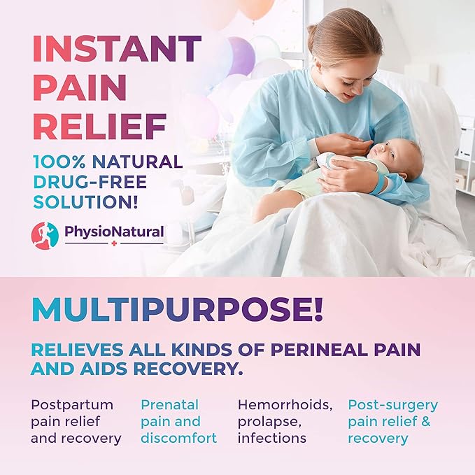 Reusable Perineal Ice Packs with Washable Sleeves – for Hemorrhoids, Postpartum Vaginal Pain, and Groin Discomfort