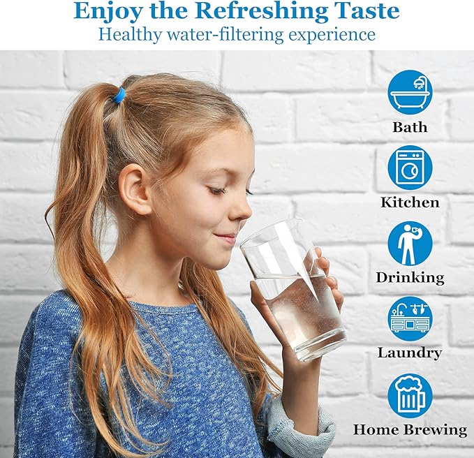 1-5 Stage 100 GPD RO Water Filter Set Replacement Fit for APEC Reverse Osmosis System (1/4" Output)