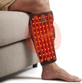 Red Light Therapy Pad for Calf, Near-Infrared Light Therapy Wraps, Vibrating Massage Heating for Leg, Adjustable Power and Modes, Perfect for Office, Home, and Post-Workout Use(Black)