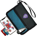 Large Faraday Bags for Phones with Two Pockets, RFID Blocking Sleeves, Signal Blocking Shield, Faraday Key Fob Protector, RFID Faraday Pouch for Key fob w/Removable Handle